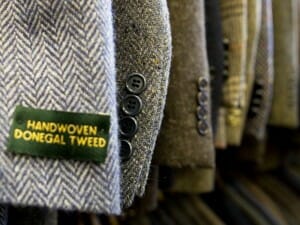 handwoven donegal tweed