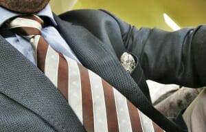 krawat w paski