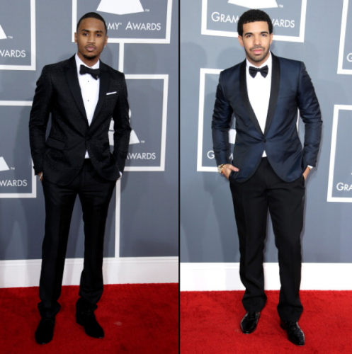 Trey-Songz-and-Drake-2013-Grammy-Awards