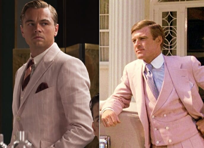 Gatsby różowe garnitury