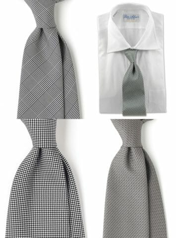 jasnoszare krawaty