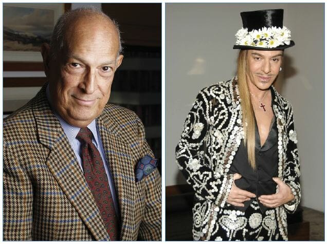 Oscar de la Renta vs John Galliano