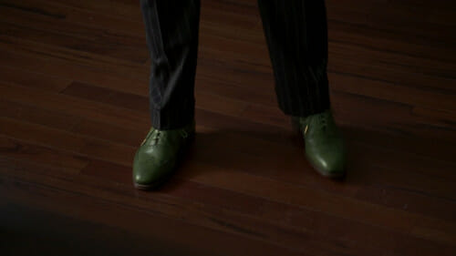 zielone buty