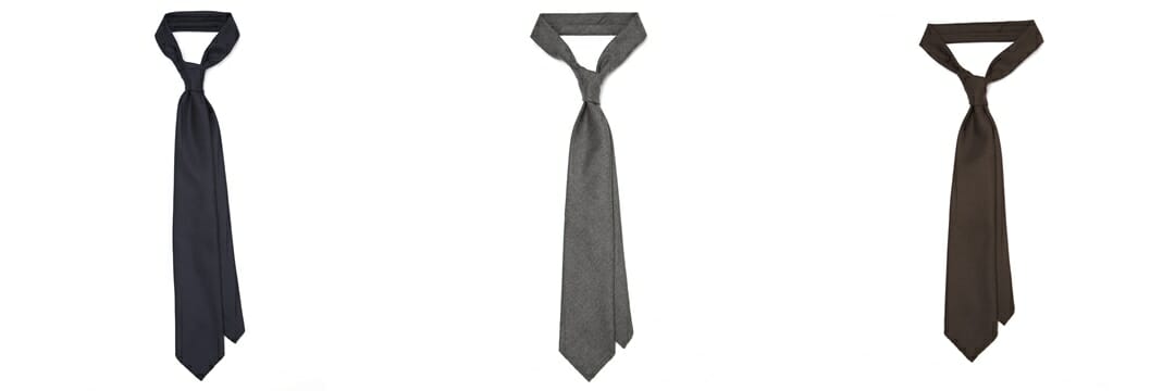 krawaty z wełny