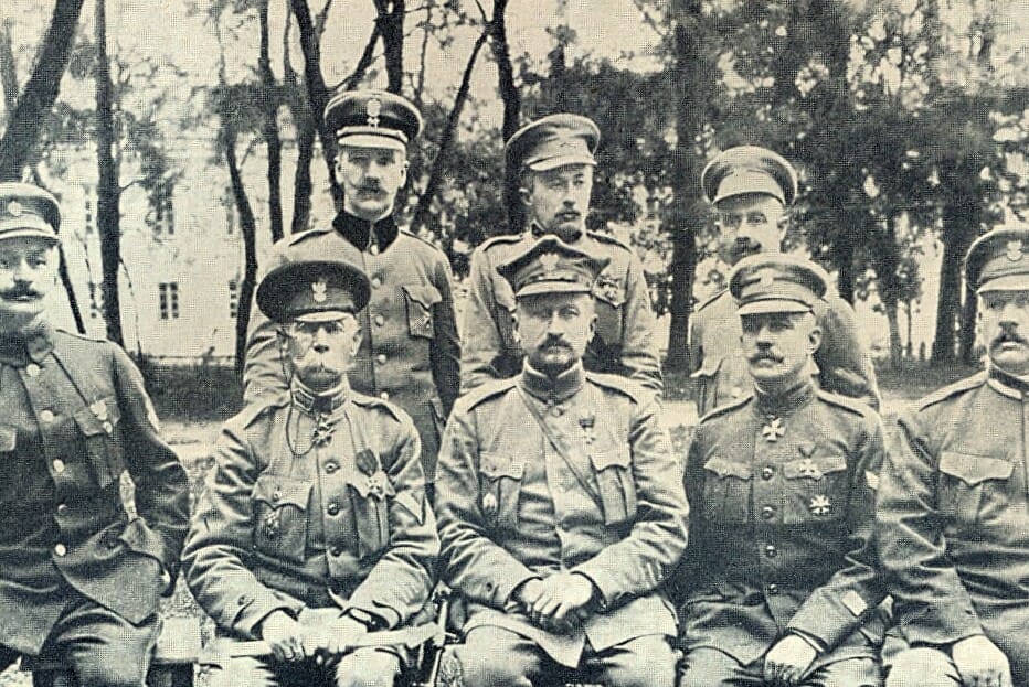 Dowbor_Musnicki sztab I Korpusu Polskiego 1918