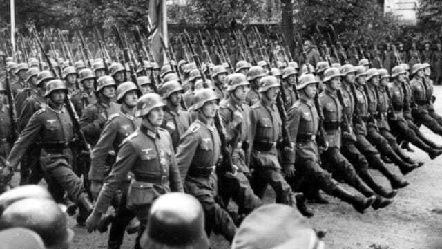 parada niemieckich żołnierzy