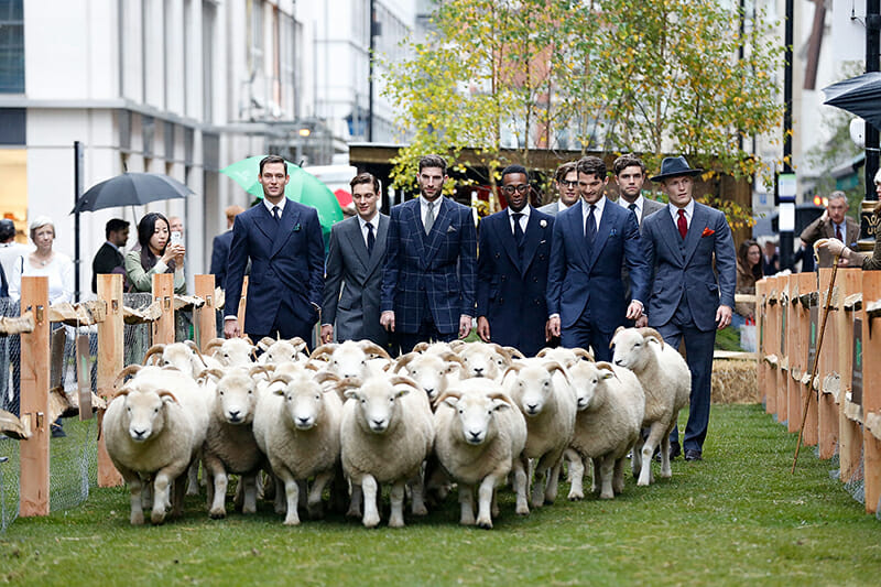 Campaign For Wool Kicks Off Wool Week 2015 With 'Sheep On The Row’