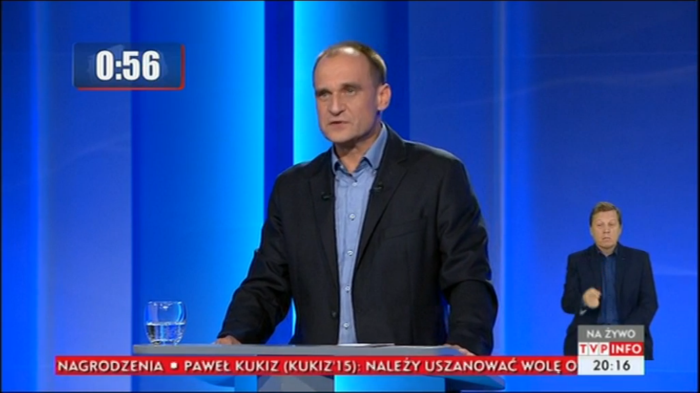 Paweł Kukiz debata liderów