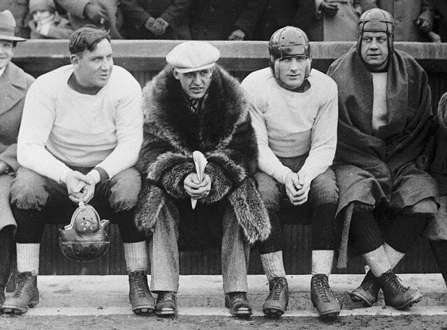 Red Grange Appearing as Professional