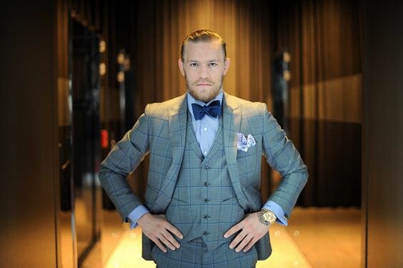"UFC No. 9 featherweight and Irish sensation Conor McGregor at the W Hotel in Hollywood Monday, September 22, 2014. McGregor will face No. 5 Dustin Poirier in a main-card bout at UFC 178 on Saturday in Las Vegas. (Photo by Hans Gutknecht/Los Angeles Daily News)
