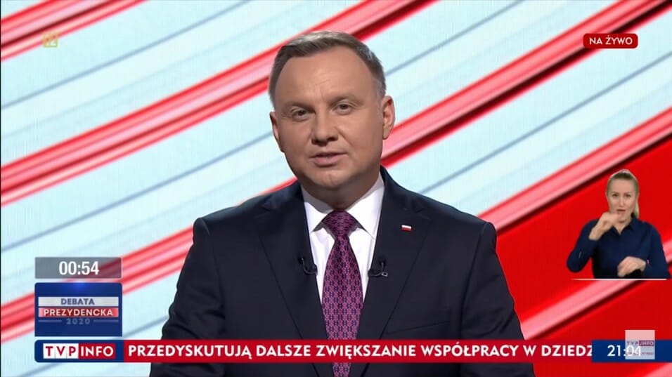 Debata prezydencka wizerunek